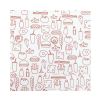 [Graffiti] 200 Pcs Grease-Proof Wax Papers Baking Papers Hamburger Papers