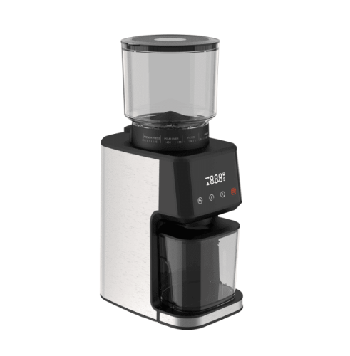 PSCG018 Professional tapered burr coffee grinder 51 gear adjustment powder mesh IMD Touch control Taper unburr electric coffee grinding bean bin 350g PSCG018 Professional tapered burr coffee grinder 51 gear adjustment powder mesh IMD Touch control Taper unburr electric coffee grinding bean bin 350g