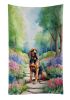 Bloodhound Spring Path Kitchen Towel Dish Cloths Guest Hand Towel Decorative Bathroom Towel for Face,Tea, Dishcloth, Kitchen and Bath