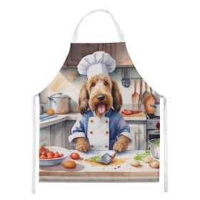 Otterhound The Chef Apron Cooking Kitchen Server Baking Crafts Gardening for Adult Women Men, Unisex, Large, Multicolor