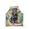 Rottweiler Spring Path Apron Cooking Kitchen Server Baking Crafts Gardening for Adult Women Men, Unisex, Large, Multicolor