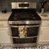 Golden Retriever in Sunflowers Kitchen Towel Dish Cloths Guest Hand Towel Decorative Bathroom Towel for Face,Tea, Dishcloth, Kitchen and Bath