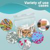 Clear Reclosable Zipper Bags with Hanging Hole, 4 x 4 Inch. Pack of 1000 Resealable Plastic Bags 2 Mil. Poly & Plastic Packaging Bags for Pills