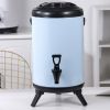 SOGA 4X 8L Stainless Steel Insulated Milk Tea Barrel Hot and Cold Beverage Dispenser