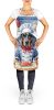 Bluetick Coonhound The Chef Apron Cooking Kitchen Server Baking Crafts Gardening for Adult Women Men, Unisex, Large, Multicolor