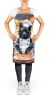 Schipperke The Chef Apron Cooking Kitchen Server Baking Crafts Gardening for Adult Women Men, Unisex, Large, Multicolor