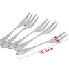 5 Pcs Fruit Forks Stainless Steel Dessert Forks Cupcake Forks - Phoenix Tail