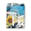 Dalmatian in Sunflowers Apron Cooking Kitchen Server Baking Crafts Gardening for Adult Women Men, Unisex, Large, Multicolor