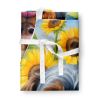 German Wirehaired Pointer in Sunflowers Apron Cooking Kitchen Server Baking Crafts Gardening for Adult Women Men, Unisex, Large, Multicolor