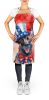 Belgian Malinois Patriotic American Apron Cooking Kitchen Server Baking Crafts Gardening for Adult Women Men, Unisex, Large, Multicolor