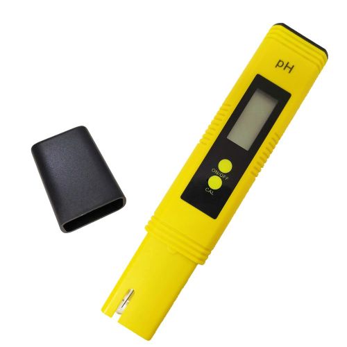 PH Meter 0.01 PH Battery Powder High Precision Water Quality EC Tester 0-14 PH Measurement Range For Aquarium Swimming Pool Digital Electric PH M