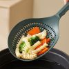 Nylon drainage spoon home kitchen large drainage spoon fishing dumplings fishing noodles spoon strainer food grade high temperature resistant str