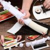 1pc Sushi Maker Set - Quick and Easy DIY Rice Mold Bazooka Roller Kit with Vegetable and Meat Rolling Tool - Perfect for Home Cooking and Enterta