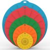 5pcs Silicone Fresh-keeping Cover; Microwave Oven Heating Cover; Food Dust-proof Splash-proof Bowl Cover Set; Kitchen Supplies
