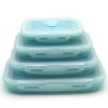 Reusable Pizza Storage Container with  Microwavable Serving Trays - Adjustable Pizza Slice Container to Organize & Save Space - BPA Free, Microwa