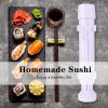 1pc Sushi Maker Set - Quick and Easy DIY Rice Mold Bazooka Roller Kit with Vegetable and Meat Rolling Tool - Perfect for Home Cooking and Enterta