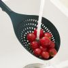 Nylon drainage spoon home kitchen large drainage spoon fishing dumplings fishing noodles spoon strainer food grade high temperature resistant str