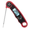 Digital Meat Thermometer with Probe - Waterproof;  Kitchen Instant Read Food Thermometer for Cooking;  Baking;  Liquids;  Candy;  Grilling BBQ &