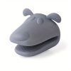 2pcs Oven Mitts, Food Grade High Temperature Resistant Silicone Hand Clip, Baking Gloves, Oven Gloves, Silicone Hippopotamus Heat Insulated Hand
