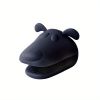 2pcs Oven Mitts, Food Grade High Temperature Resistant Silicone Hand Clip, Baking Gloves, Oven Gloves, Silicone Hippopotamus Heat Insulated Hand